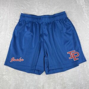 INAKA POWER shorts Size XL Blue Mesh Gym Short